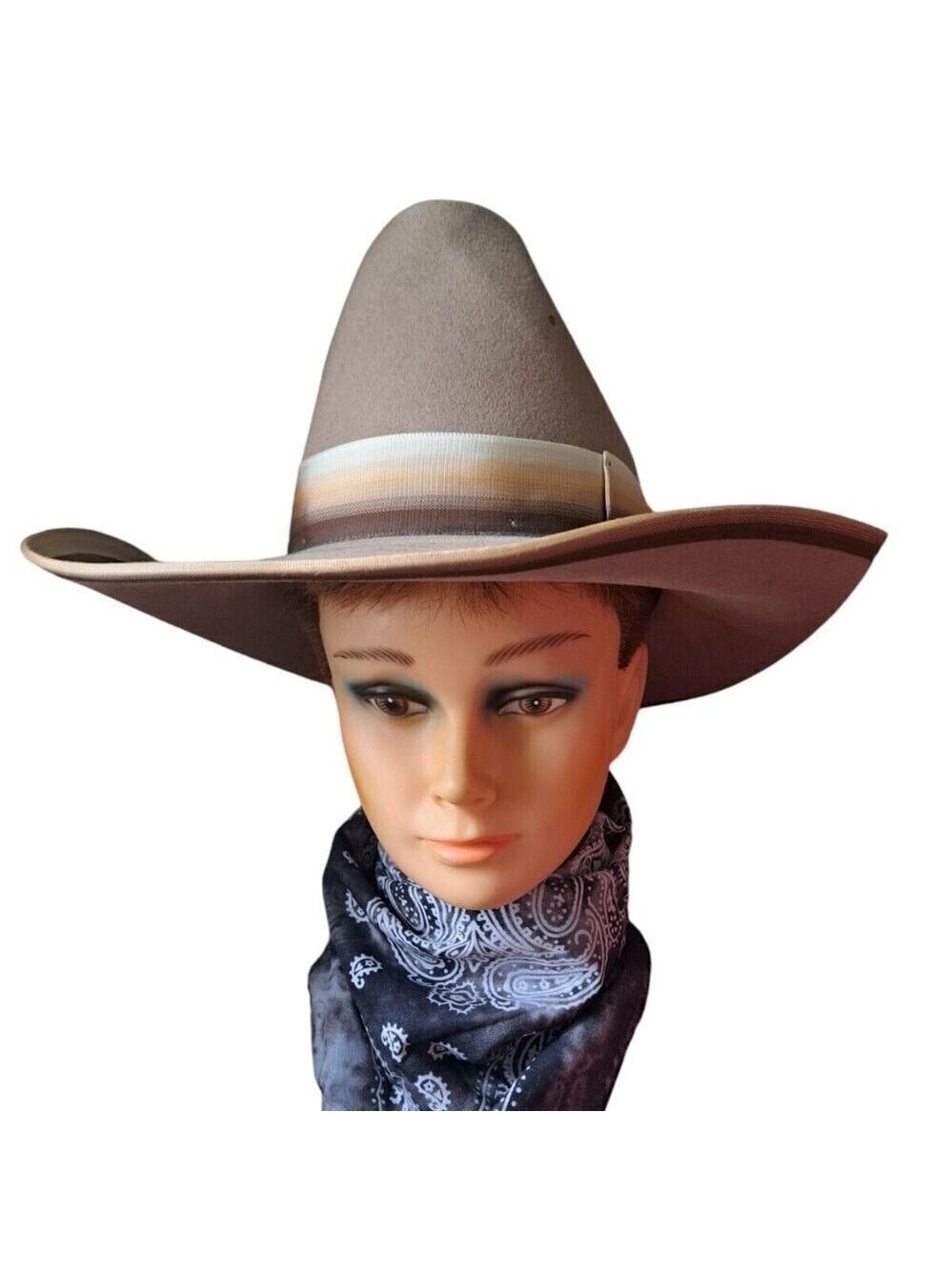American Hat Company Houston Maxi-Felt Wool tan neutral Cowboy Hat western 6 3/4
